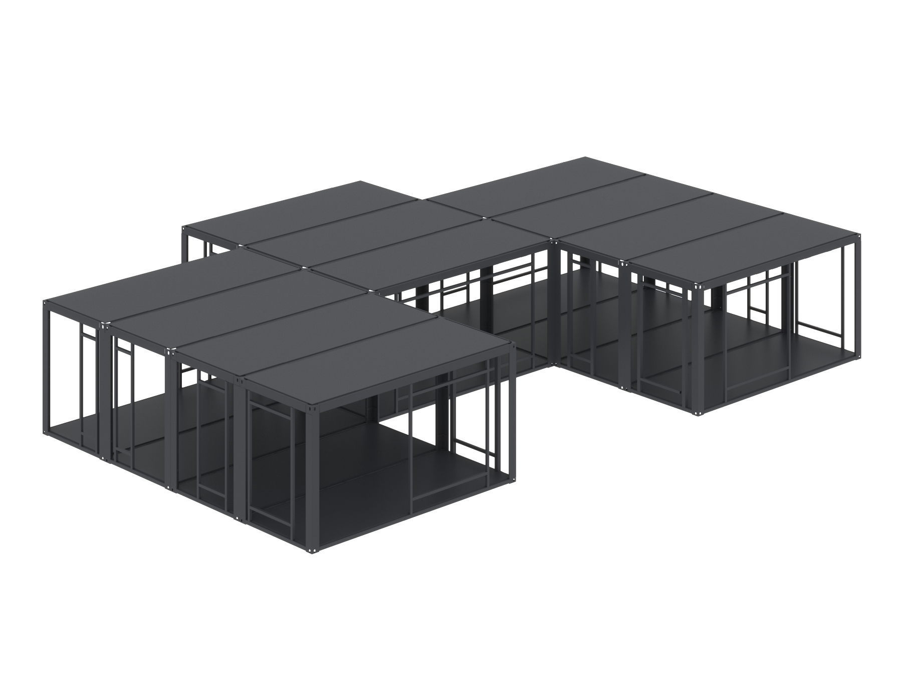 Металлоконструкции домокомплекта.